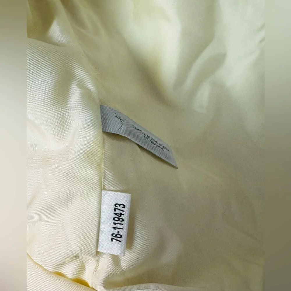 Ann Taylor Loft Petites Faux Fur Ivory Zipper  Vest Womens XSmall